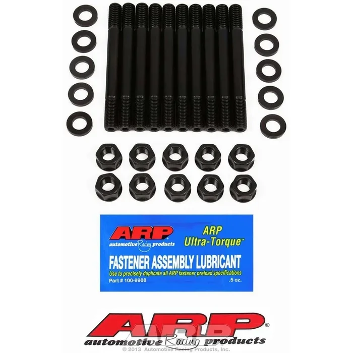 ARP Main Stud Kit – Hex Nuts – 2-Bolt Mains – Chromoly – Black Oxide – Girdle – Small Block Ford