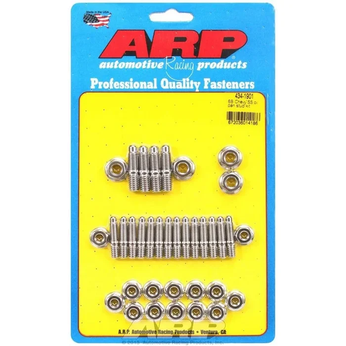 ARP SB Chevy Stainless Steel Oil Pan Stud Kit – Hex Nut – SB Chevy