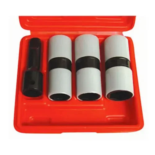 Astro Pneumatic 4-pc. 1/2″ Drive Thin Wall Flip Impact Socket Set with Protective Sleeve – 78803