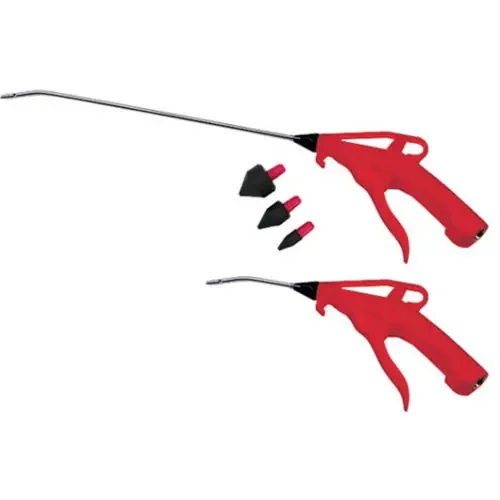 ATD Tools 2 Pc. 4″ and 13″ Pistol-Grip Air Blow Gun Set with Rubber Tips