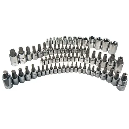 ATD Tools 72 Pc. Master Star Bit Socket Set (For Hand Tools Only) – 13772