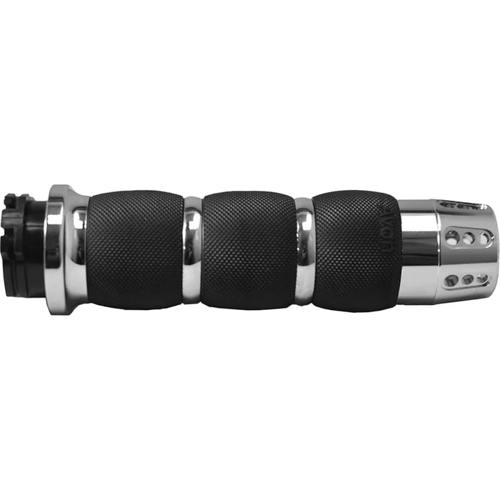 Avon Grips Fly-by-Wire Air Cushion Grips Gatlin Chrome [MPN: AIR-90-FLY-GAT]