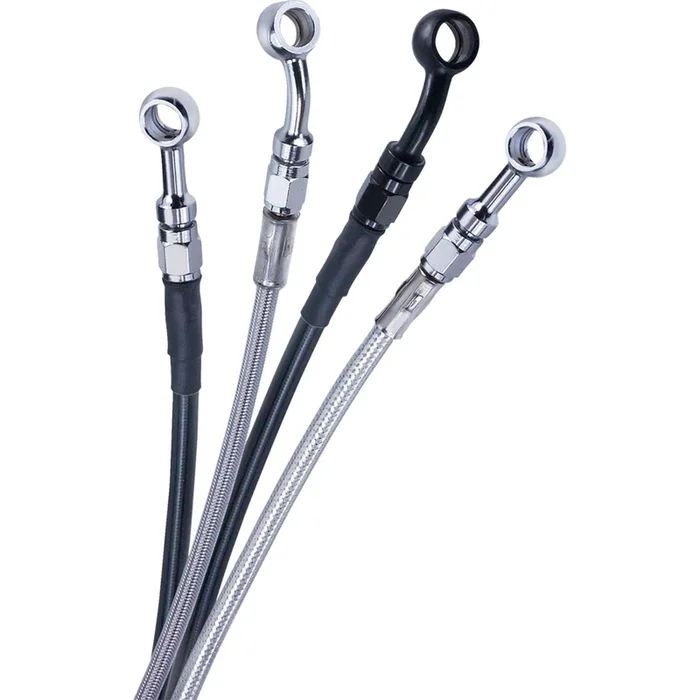 Barnett Performance Brake Line – Upper – Stealth – +6 ” for CVO Street Glide FLHXSE [MPN: 253-30-51134-6]