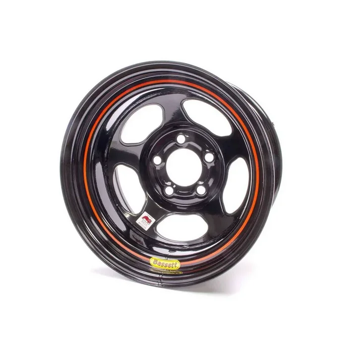 Bassett Inertia Advantage Wheel – 15 ” x 10 ” – 5 x 5 ” – Black – 4.5 ” Back Spacing – 20 lbs.