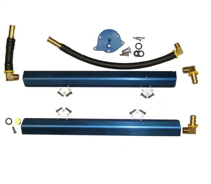 BBK 86-93 Mustang 5.0 High Flow Billet Aluminum Fuel Rail Kit 5010