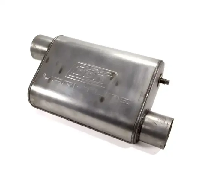 BBK VariTune Adjustable Performance Muffler 3.0 in. Offset/Offset Stainless Steel 31035