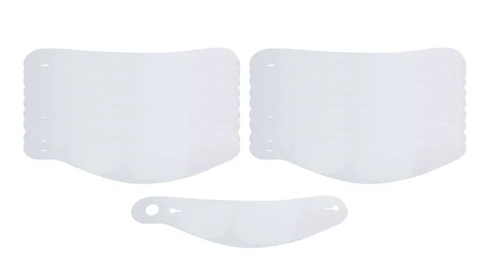Bell Tear Offs – 2 mm Thick – Clear – 12 ” Post-to-Post (20 Pack)