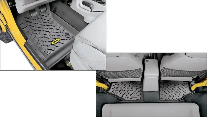 Bestop Front Floor & Rear Liners for 97-06 Jeep Wrangler TJ & Unlimited