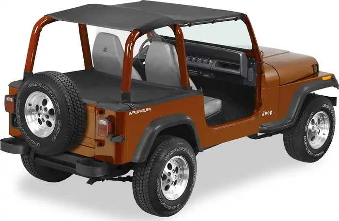 Bestop Safari Bikini, Duster & Windjammer Summer Combo for 92-95 Jeep Wrangler YJ with Bestop Supertop
