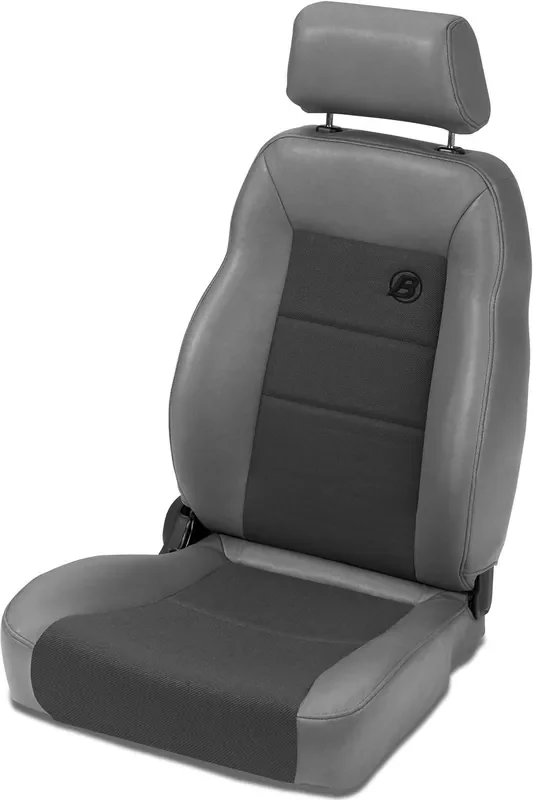 Bestop TrailMax II Pro Front Passenger Seat in Fabric for 76-06 Jeep CJ-5,CJ-7,CJ-8, Wrangler YJ,TJ & Unlimited