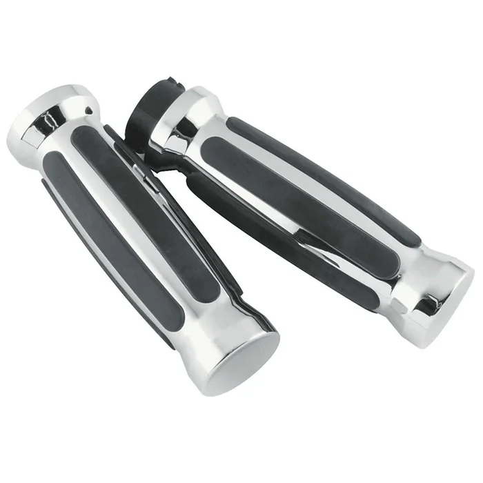 Biker’s Choice Chrome Dual Throttle Grip – ’74-99 HD Sensation [MPN: 351114]