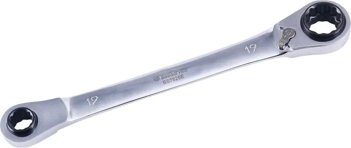 Bikeservice 4-In-1 Reversible Ratchet Wrench