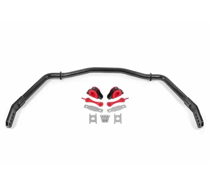 BMR Suspension BMR 05-14 Ford Mustang Front Hollow 38mm Sway Bar Kit w/ Bushings – Hammertone Black SB754H