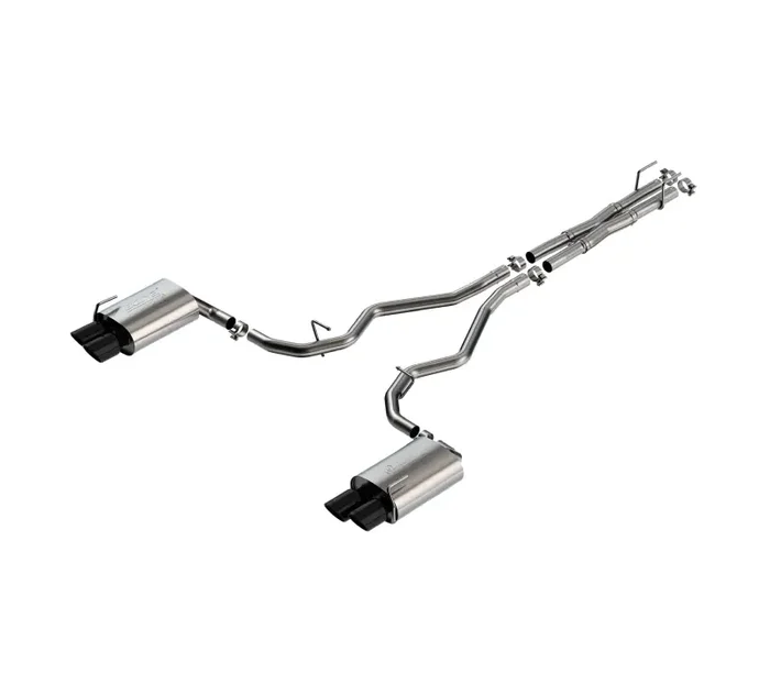 Borla 19-22 Ford Explorer 3.0L V6 AT AWD 4DR 2.25in ATAK Catback Exhaust – Black Chrome Tip 140894BC