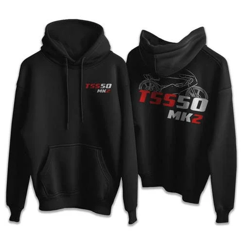 Bultaco TSS Mk2 50 1976-1980 Hoodie, Motorcycle Pullover Hoodie for Riders