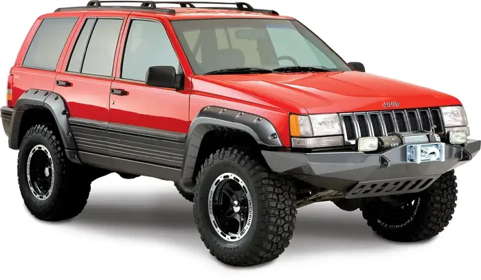 Bushwacker 10916-07 Cut-Out Fender Flares for 93-98 Jeep Grand Cherokee ZJ