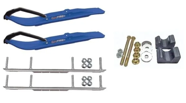 C&A Pro Blue XT Snowmobile Skis w/ 6″ Shaper Bars Complete Kit Arctic Cat 2009 and ALL 2010-11
