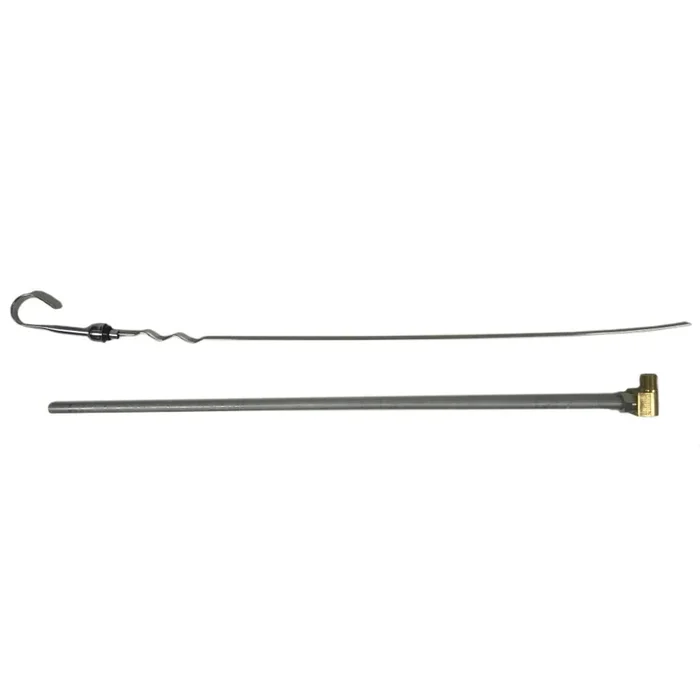 Champ Pans Engine Oil Dipstick – Solid Tube – Pan Mount – Steel – Chrome – Champ Oil Pans – BB Chevy