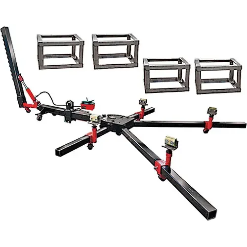 CHAMP® Grappler 10-Ton Mobile Frame Straightener with 4 Clamps 4071