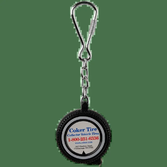 Coker Tire Measuring Tape Keychain