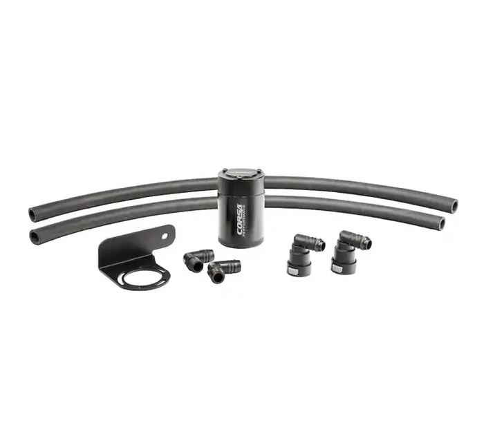 CORSA Performance Corsa 11-22 Ford F-150 3.5L Turbo (Auto) Corsa Aluminum Oil Catch Can w/Mounting Bracket CC0010
