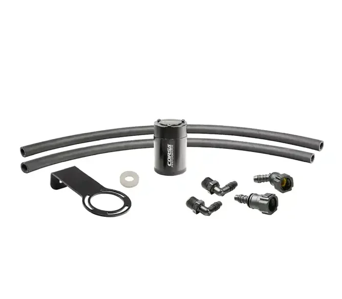 CORSA Performance Corsa 16-22 Chevrolet Camaro SS Coupe 6.2L V8 (RWD) Aluminum Oil Catch Can w/Mounting Bracket CC0007