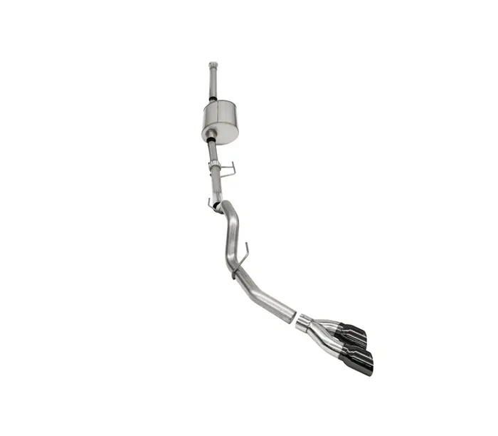CORSA Performance Corsa 2021-2022 Ford F-150 SuperCrew/6.5in Bed 3.5L V6 Sport Cat-Back Single Side Exit-Black PVD 21169BLK