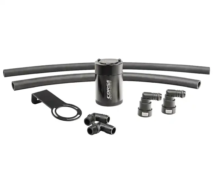 CORSA Performance Corsa 21-22 Dodge Ram TRX Crew Cab Aluminum Oil Catch Can w/Mounting Bracket CC0008
