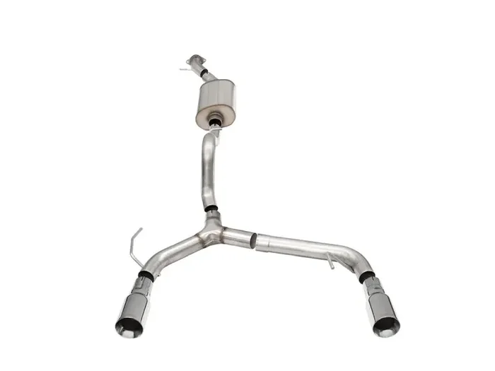 CORSA Performance Corsa 21-22 Ford Bronco 2.3L 2-Door 2.75in Cat-Back Dual Rear Exhaust w/4in Straight-Cut Polish Tips 21204