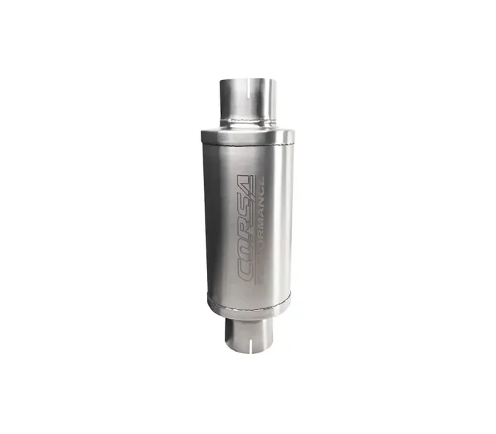 CORSA Performance Corsa 304 Stainless Steel 3in I.D. Pro Series Packed Resonator (Slip Fit) (6-8DB) – Brushed PKM2002