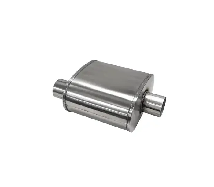 CORSA Performance Corsa Custom Sport Muffler 304SS 3in Offset In / 3in Center Out 10in Length CP300CT