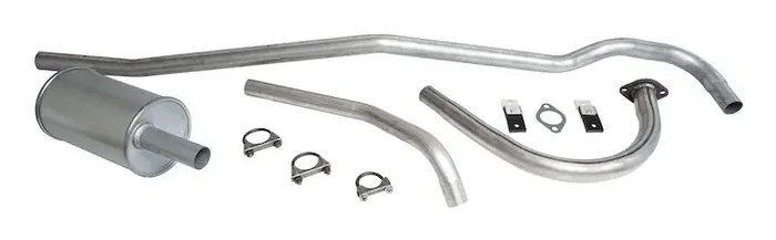 Crown Automotive 641878K Exhaust Kit for 46-65 Jeep CJ with 134c.i. 4 Cylinder Engine