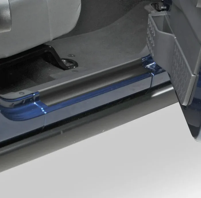 Crown Automotive Entry Guard Set for 07-18 Jeep Wrangler JK 2 Door in Black for 07-18 Jeep Wrangler JK