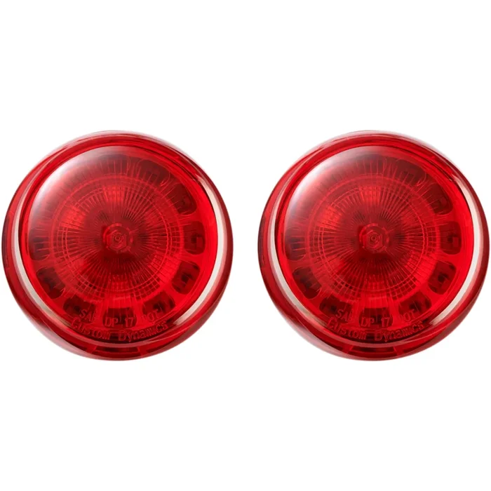 CUSTOM DYNAMICS 2020-1674 PB-R-1157 ProBEAM® Turn Signal Inserts – Bullet Signal Insert – 1157 – Red