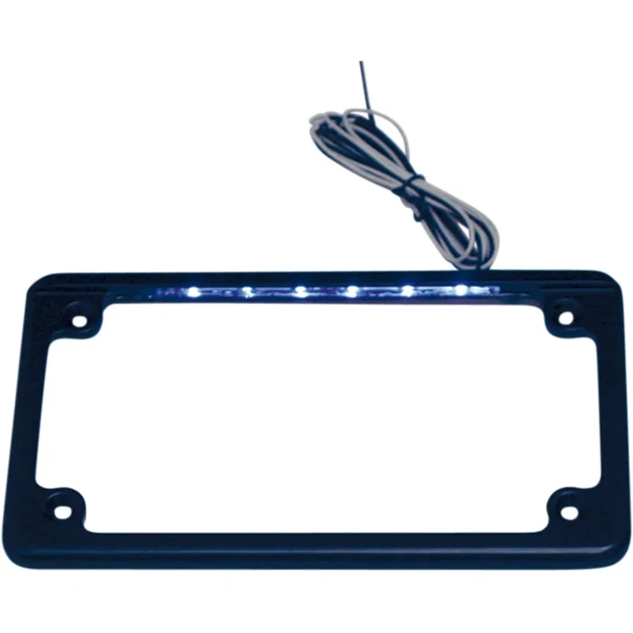 CUSTOM DYNAMICS 2030-0532 LPF-HRZ-B-LP LED License Plate Frame black
