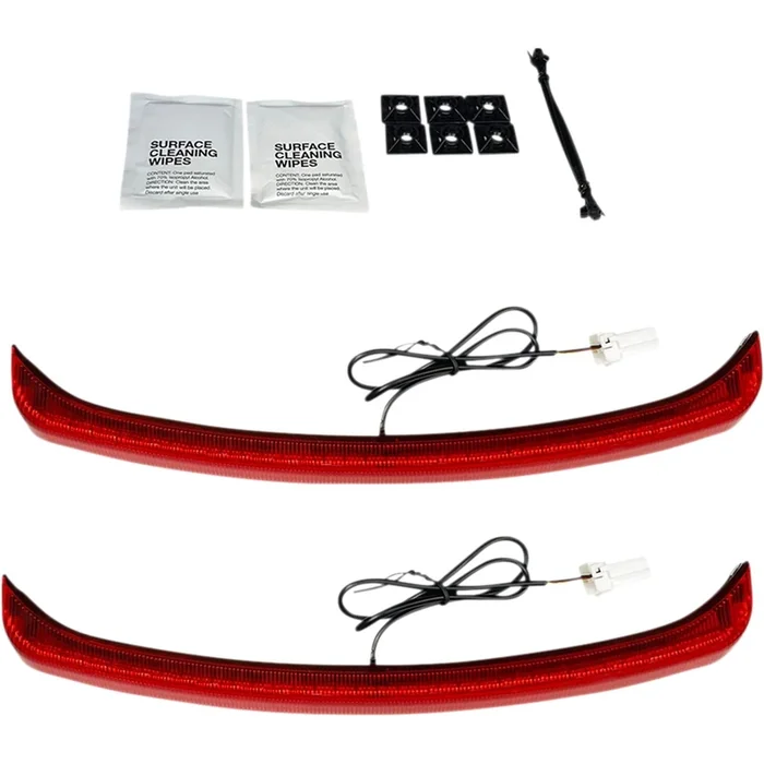 Custom Dynamics LED Fender LIght – Red Lens – Tri Glide CD-TGFENDER-R
