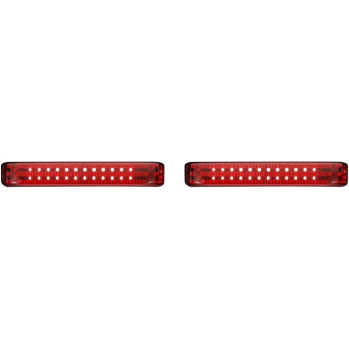 Custom Dynamics Saddlebag LED Lights – Sequential – Chrome/Red PB-SBSEQ-SS8-CR