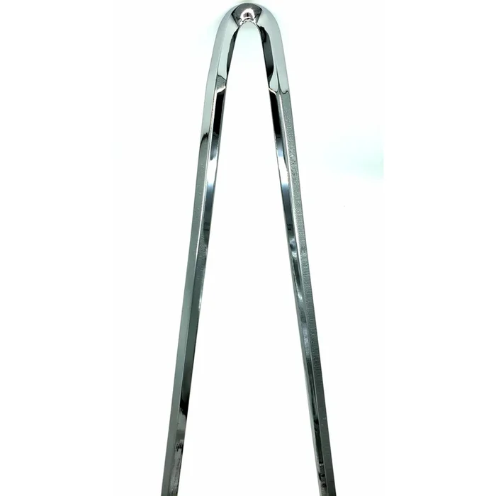 CYCLE VISIONS 1501-0704 CV8037 Squaretude Styled Sissy Bar Sticks Sissy Bar Stick – Chrome – 18 ” Squaretude