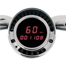 Dakota Digital BD-140-R Red LED Direct Plug In Speedometer Big Dog Motorcycles