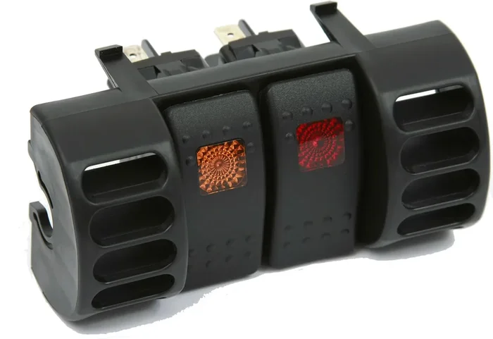 Daystar KJ71032 Vent Switch Panel in Black for 97-06 Jeep Wrangler TJ, TJ Unlimited & Cherokee XJ