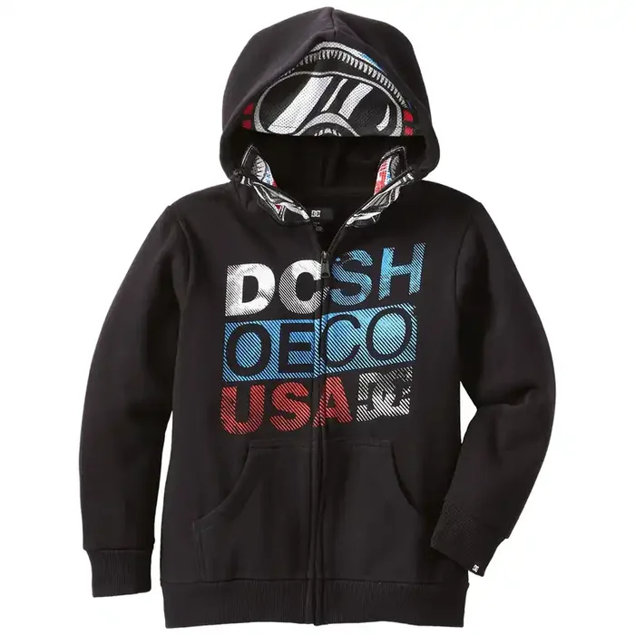 DC Moto Kids Hoody Zip Sweatshirts