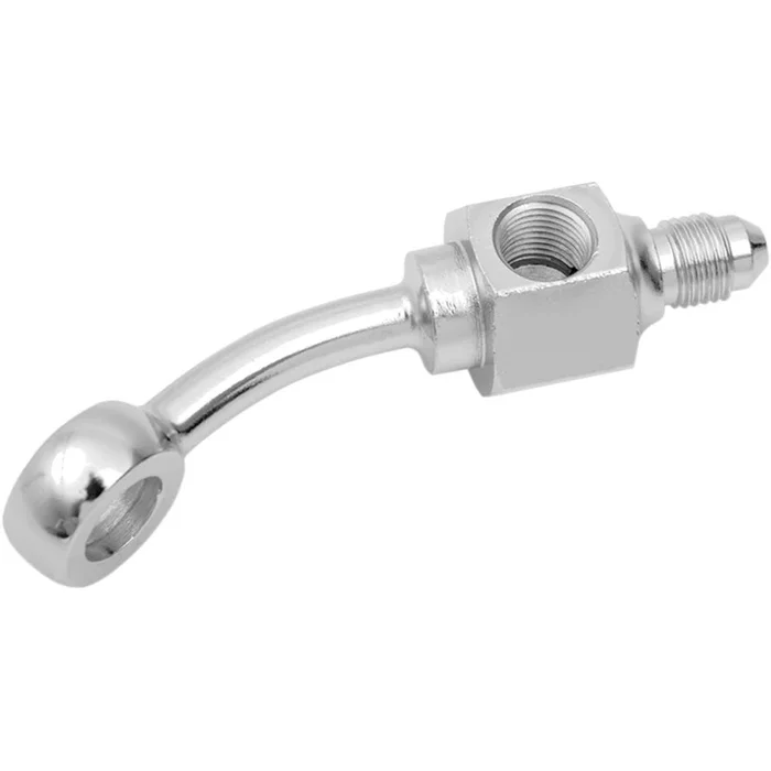 Drag Specialties Banjo Fitting – 3/8 “xAN3 35° – Short [MPN: 1742-0045]