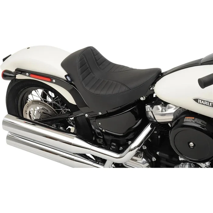 Drag Specialties EZ-Solo Seat – Scorpion Stitch – Vinyl – ST ’18+ [MPN: 0802-1150]