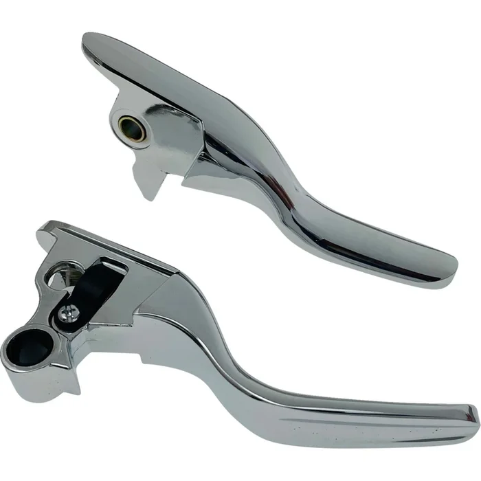 Drag Specialties Lever Set – Short – Chrome 0610-2323