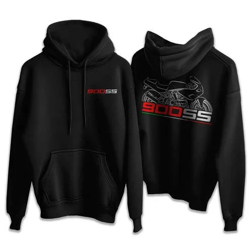 Ducati 900SS Half-Fairing Hoodie, Motorcycle Pullover Hoodie for Riders