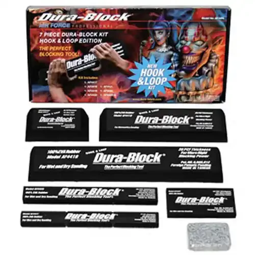 Dura-Block 7pc. Hook and Loop Sanding Kit – AF44HL