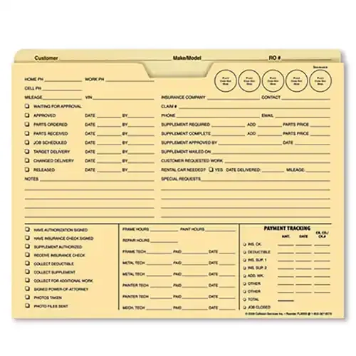 Economy Repair Order Jacket – Heavy-Weight