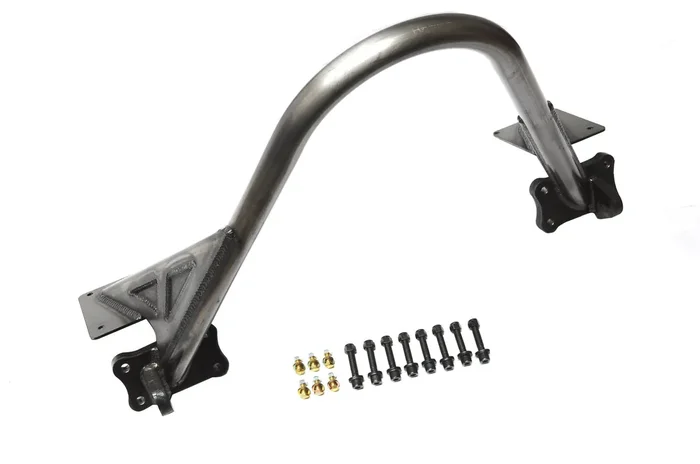 EVO Manufacturing EVO-1079 Front Revolution Stinger in Raw Steel for 07-18 Jeep Wrangler JK
