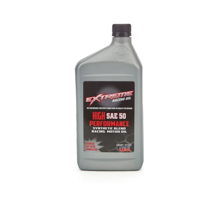 Extreme High Performance 50W Semi-Synthetic Motor Oil – 1 Qt Bottle