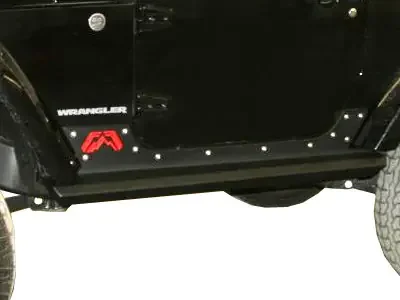 Fab Fours Rock Sliders for 07-18 Jeep Wrangler JK 2 Door